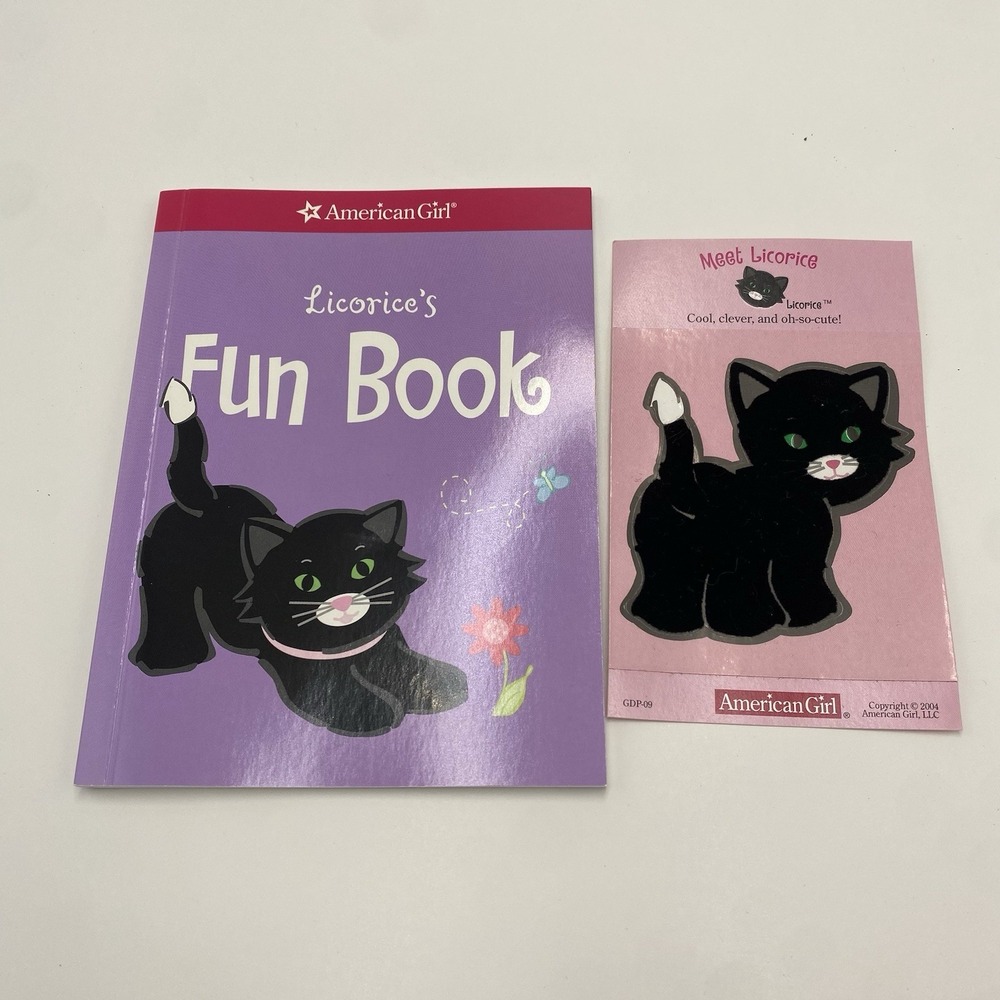 American Girl Licorice Fun‎ Book And Sticker New